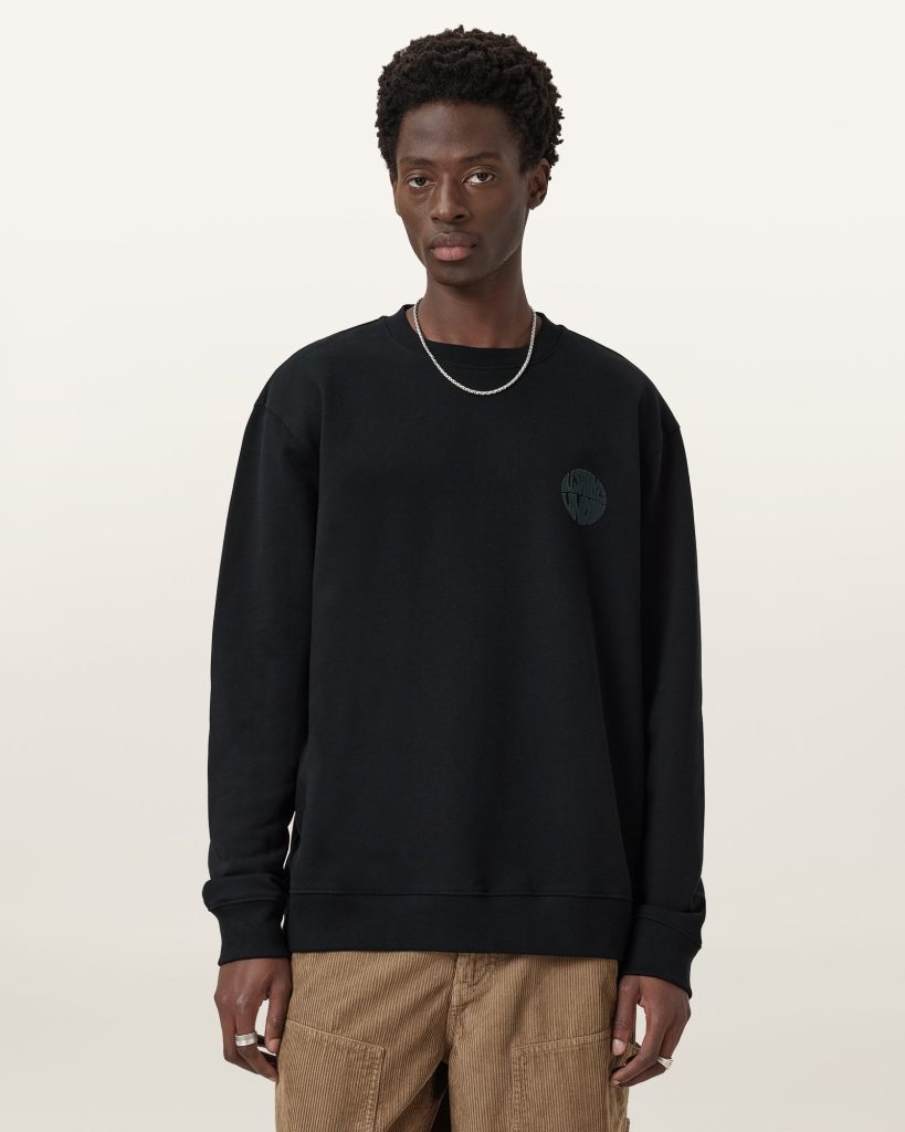 Waved Crew Sweatshirt