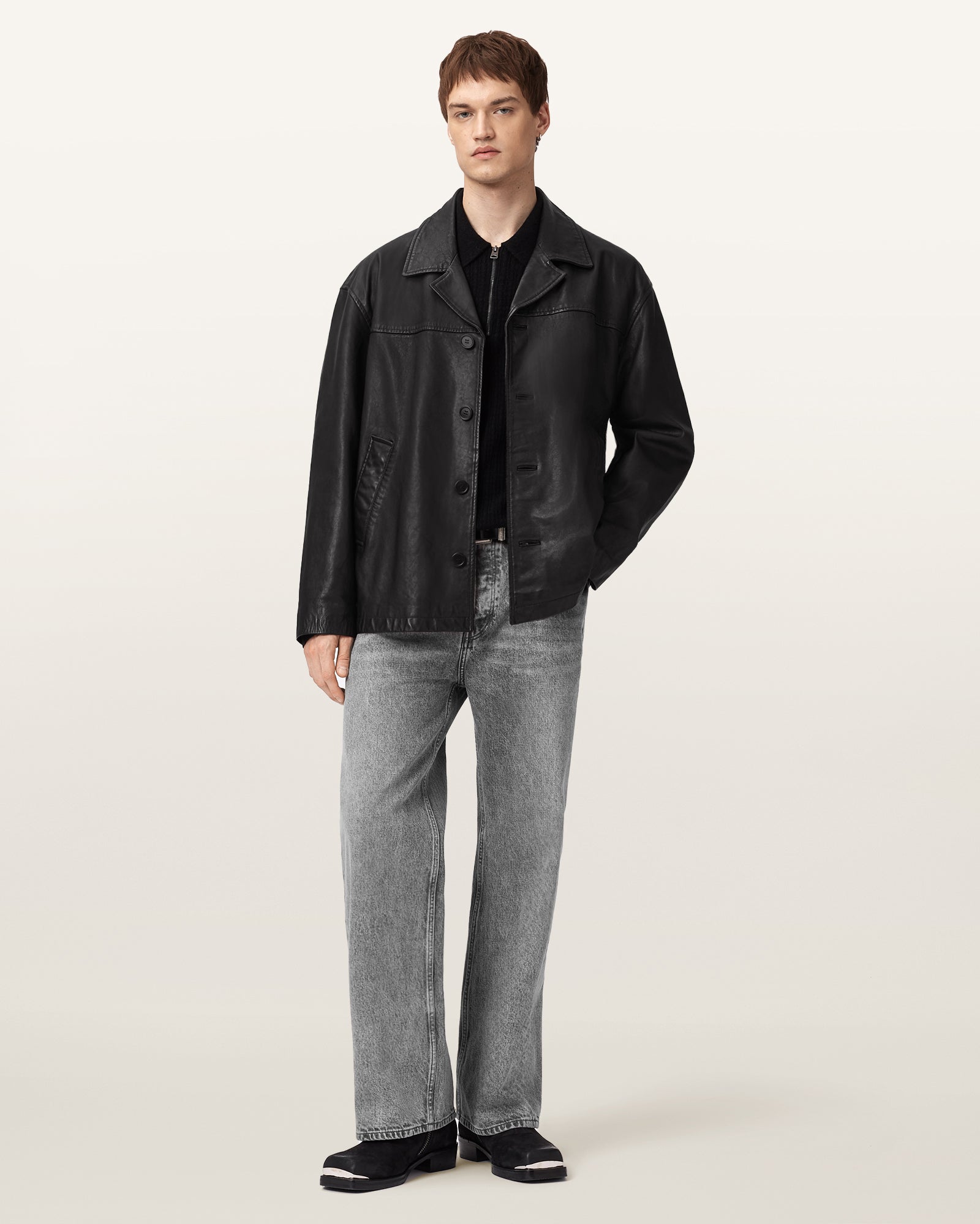 Bradwell Leather Coat - Image 4