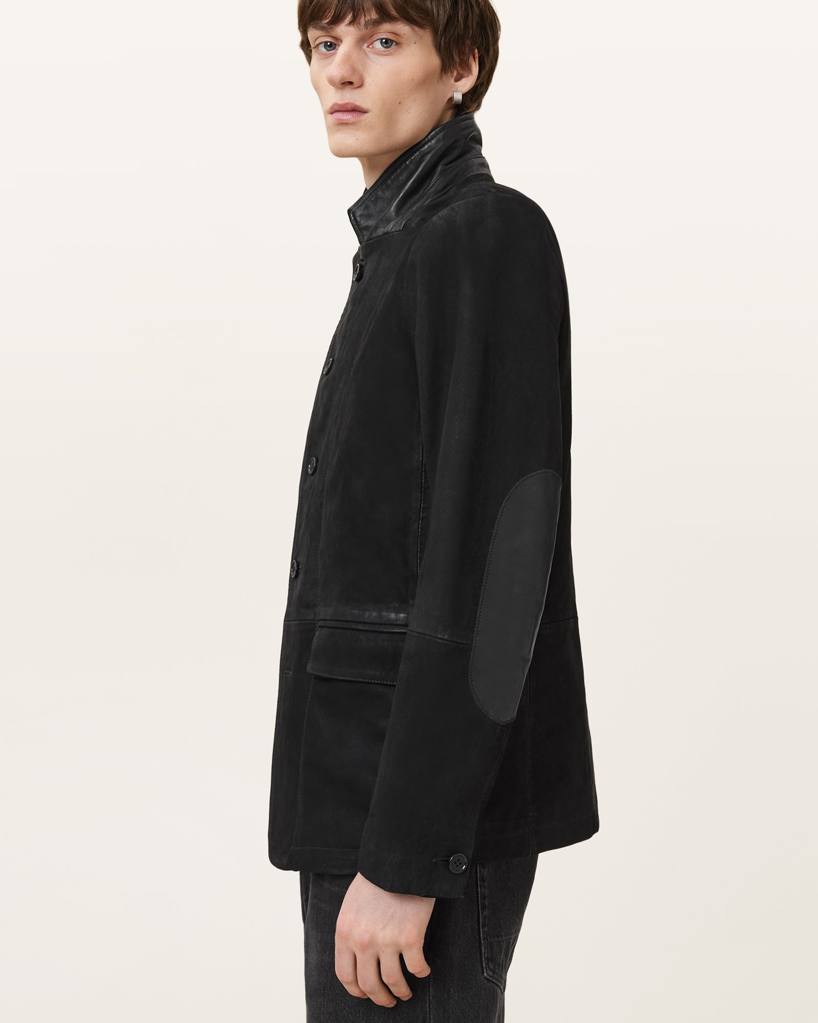 Survey Leather Blazer - Image 3