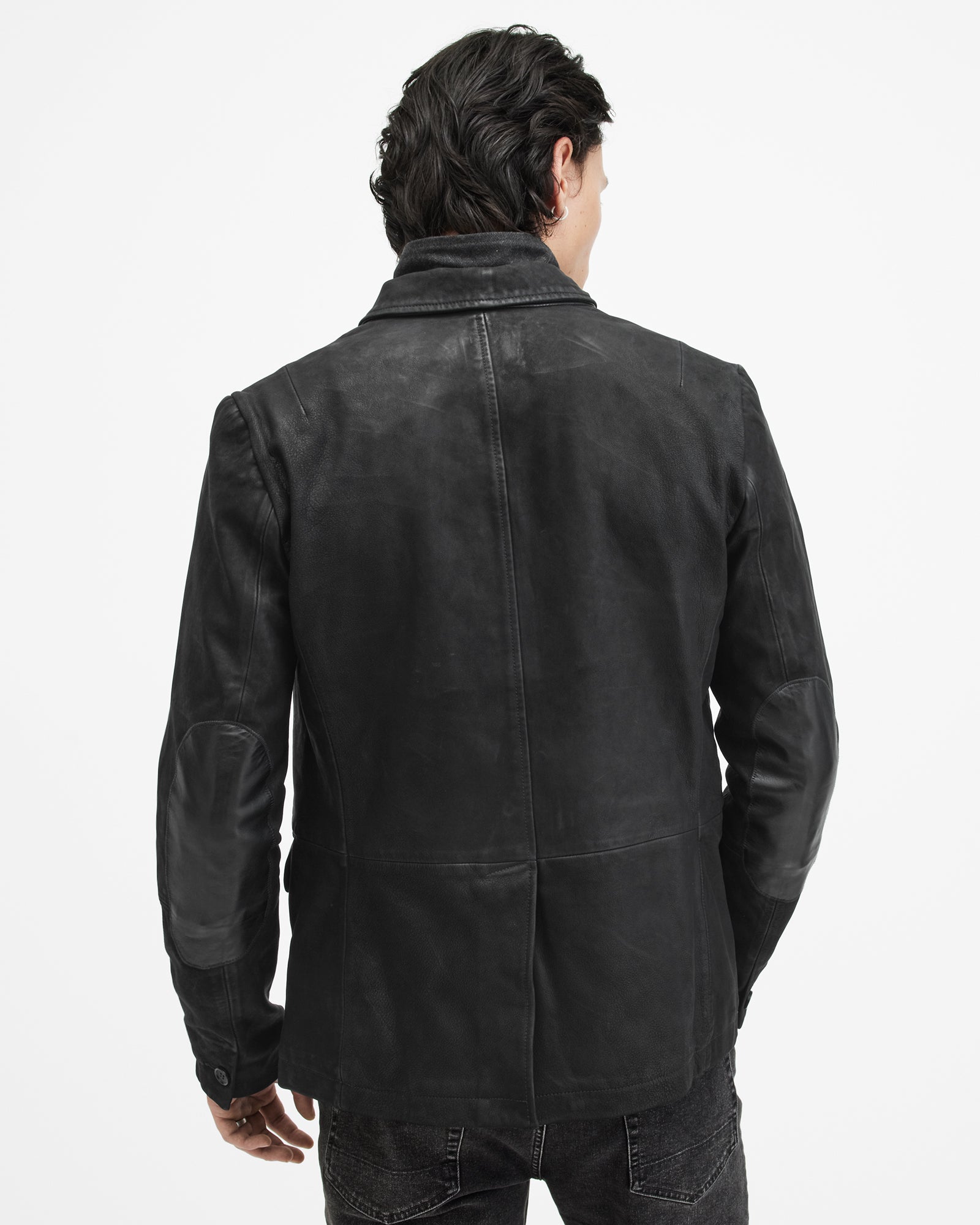 Survey Leather Blazer - Image 11