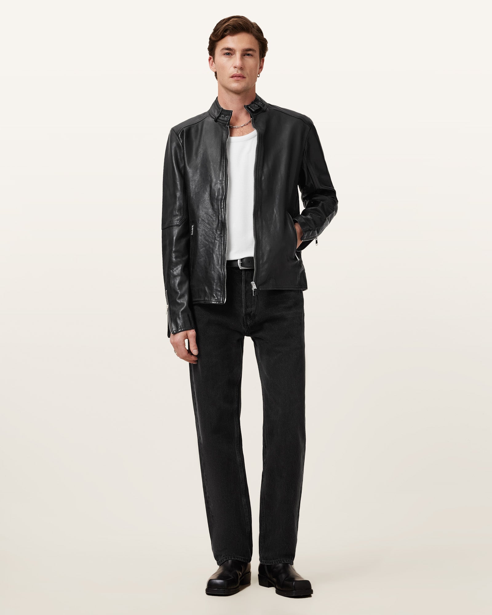 Cora Leather Jacket - Image 5