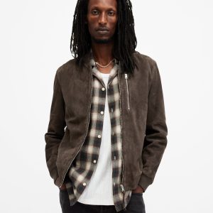 Kemble Suede Bomber Jacket