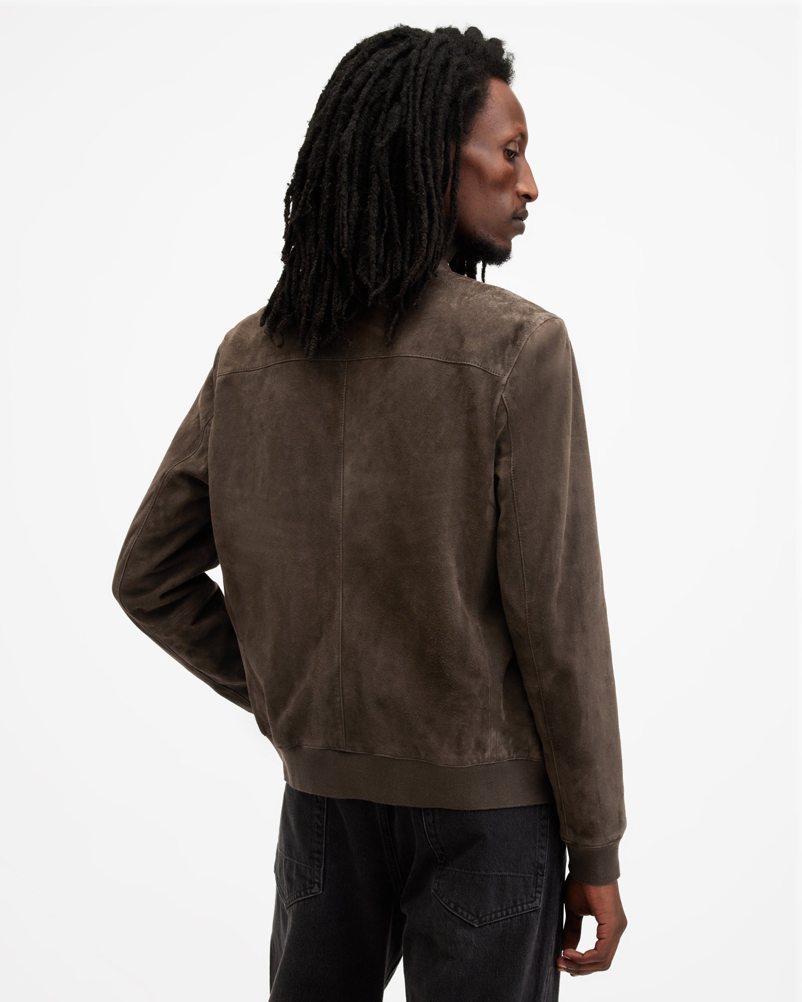 Kemble Suede Bomber Jacket - Image 8