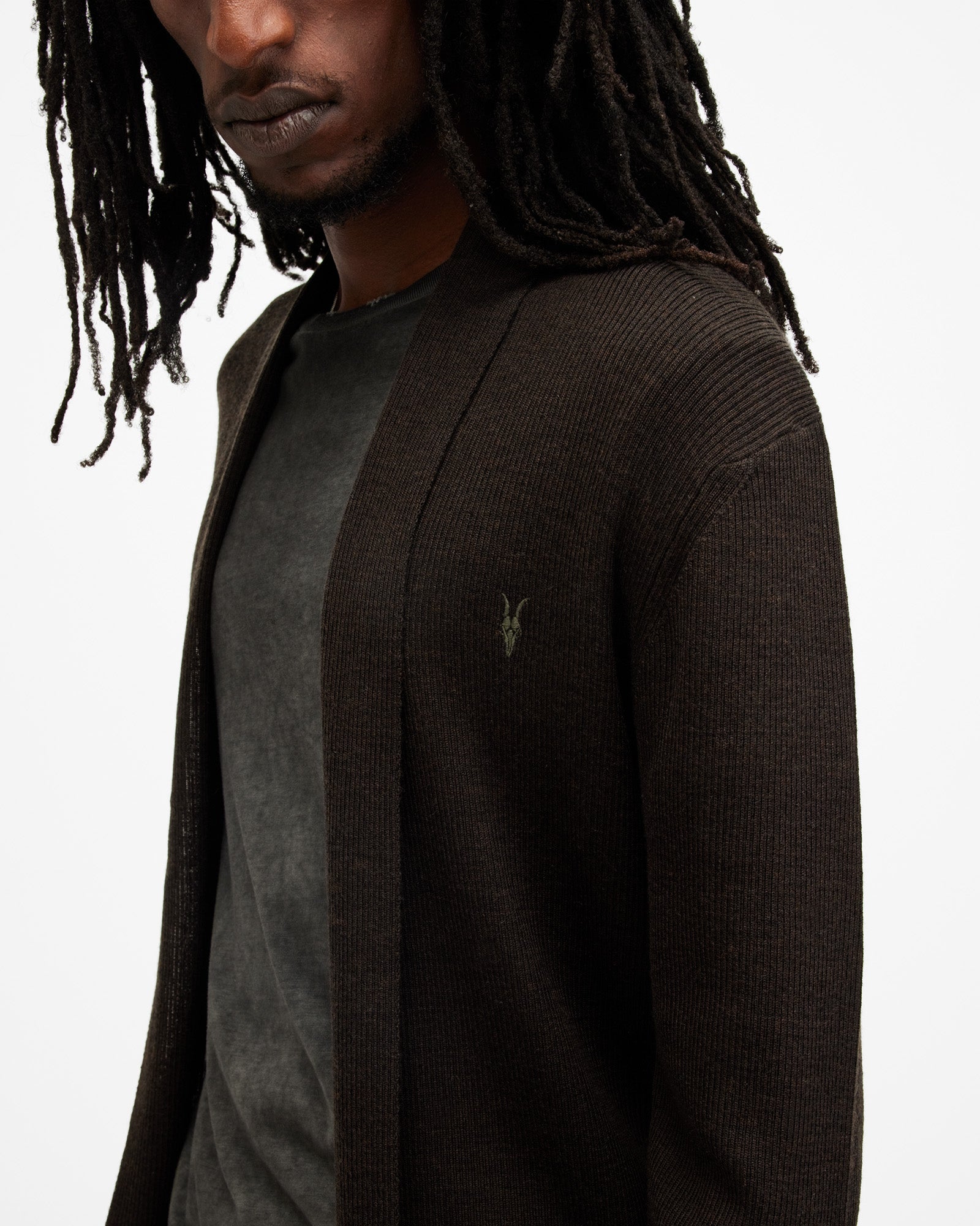 Mode Merino Open Cardigan - Image 2