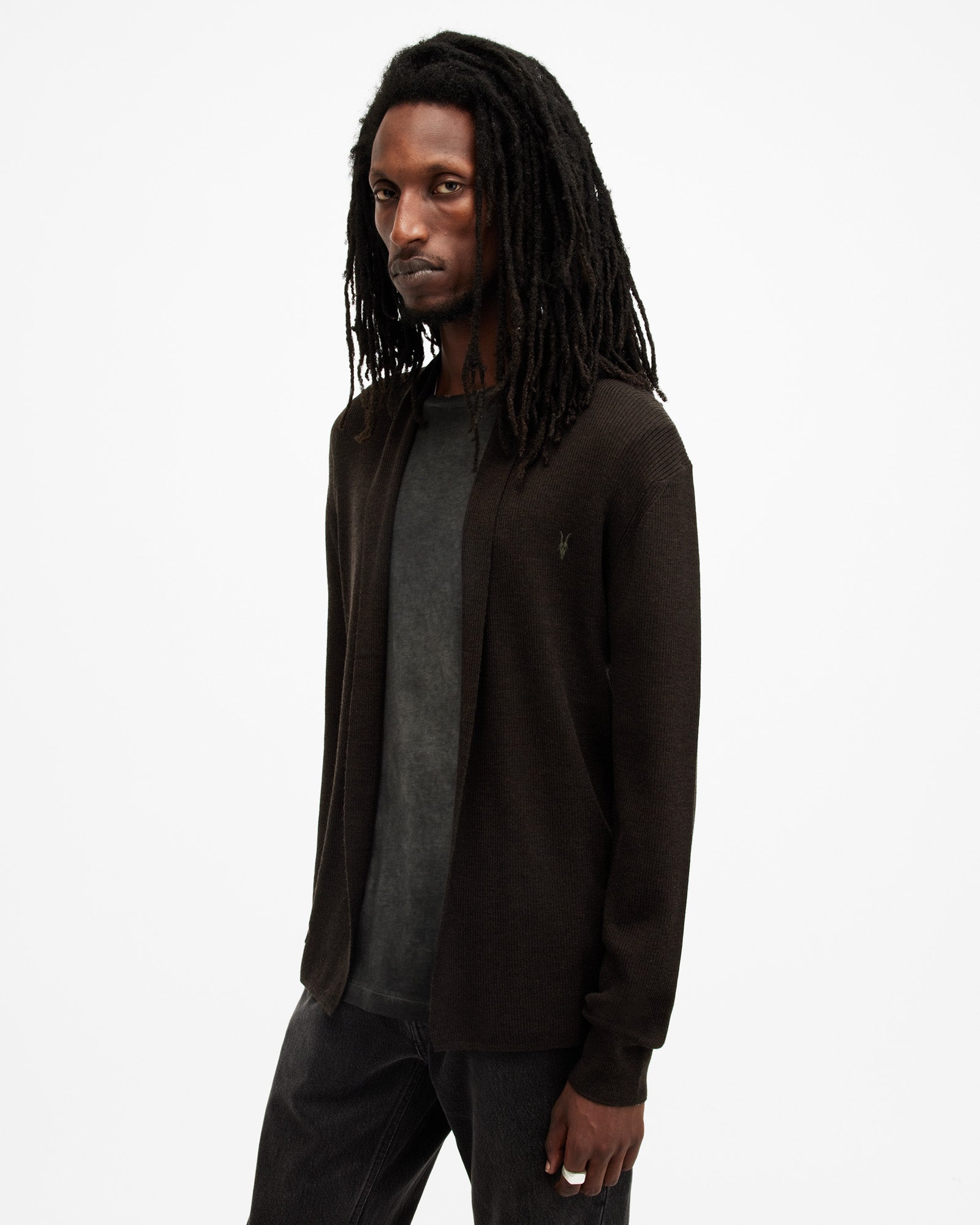 Mode Merino Open Cardigan - Image 4