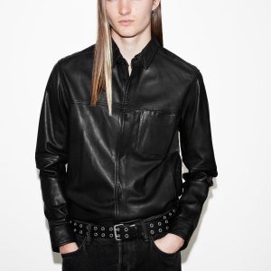 Compass Leather Shirt