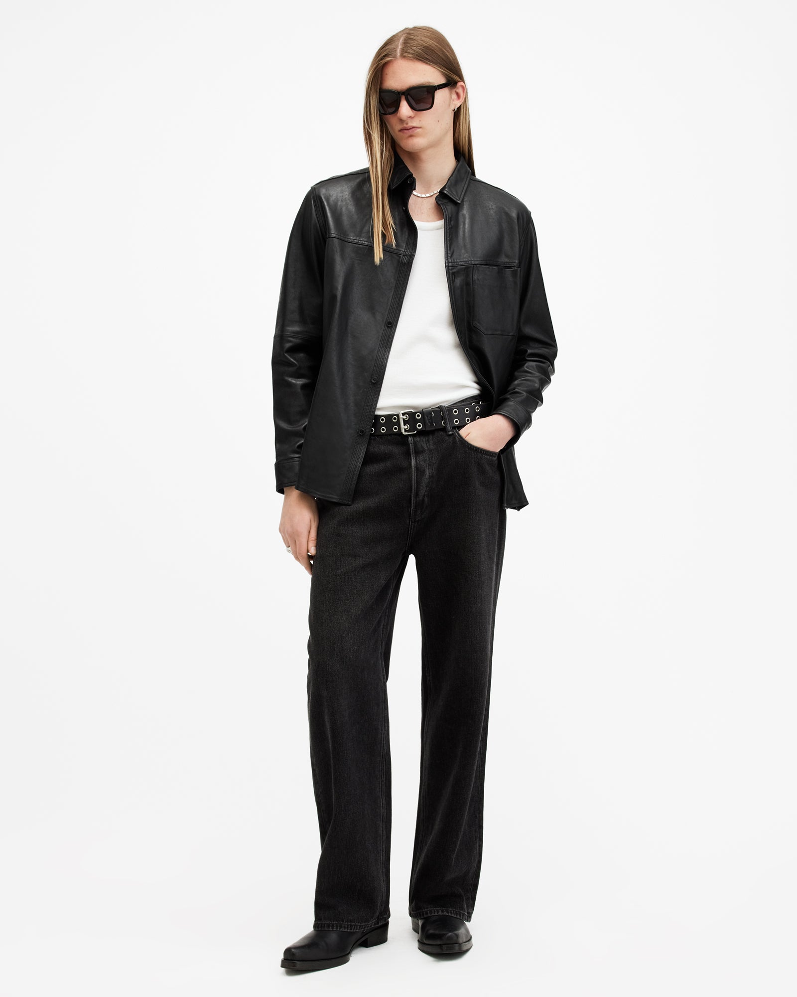 Compass Leather Shirt - Image 2