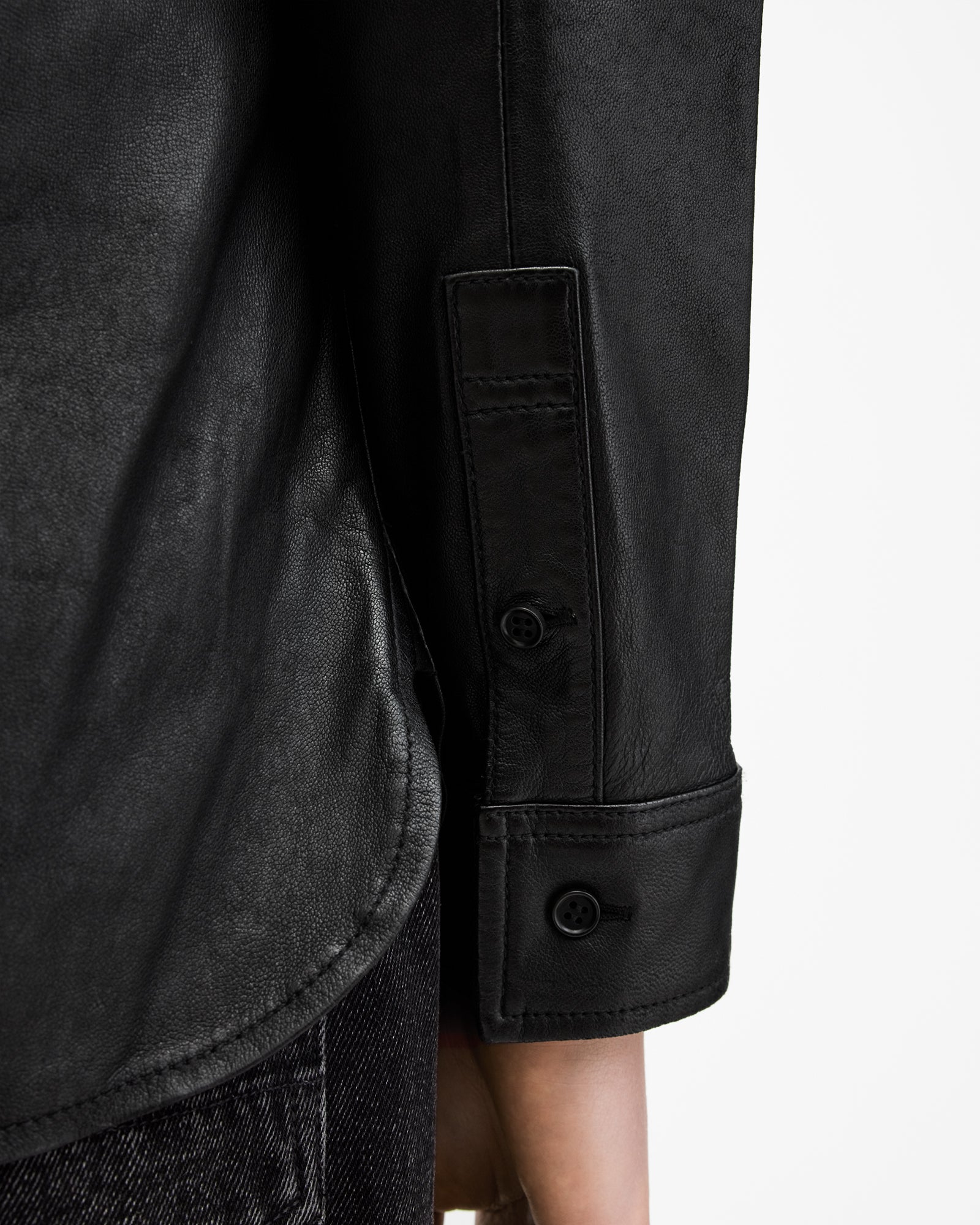 Compass Leather Shirt - Image 4