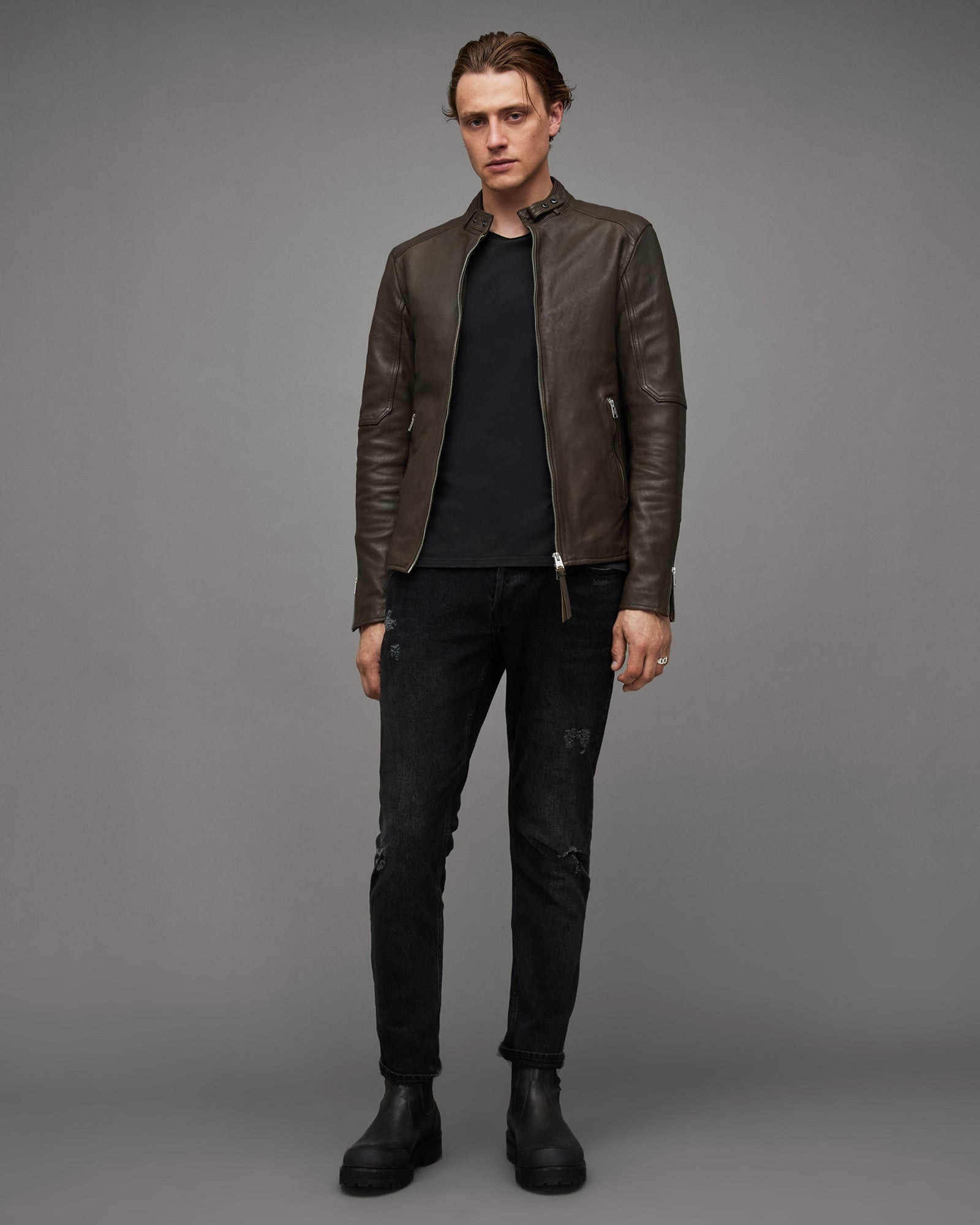 Cora Leather Jacket - Image 3