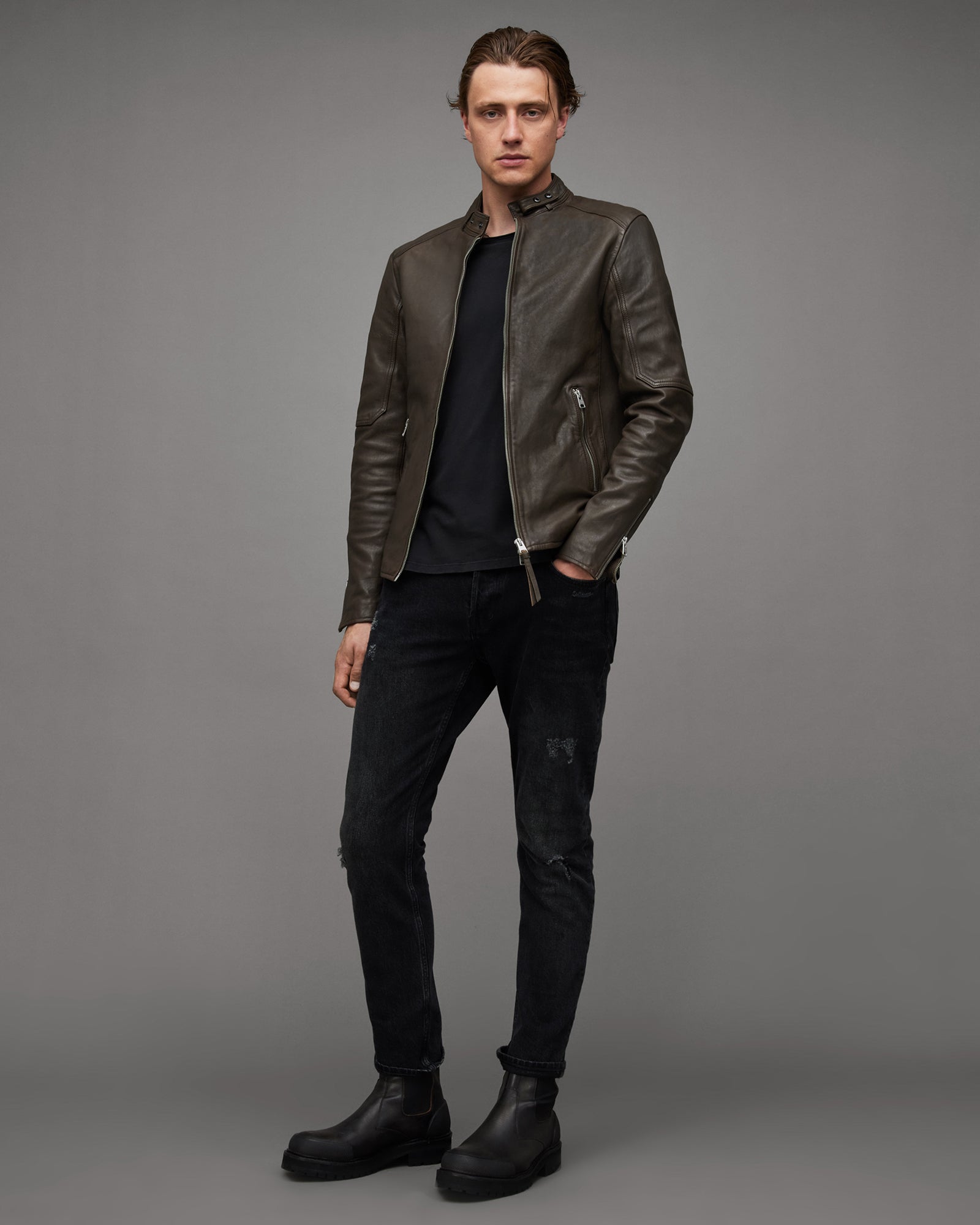 Cora Leather Jacket - Image 4