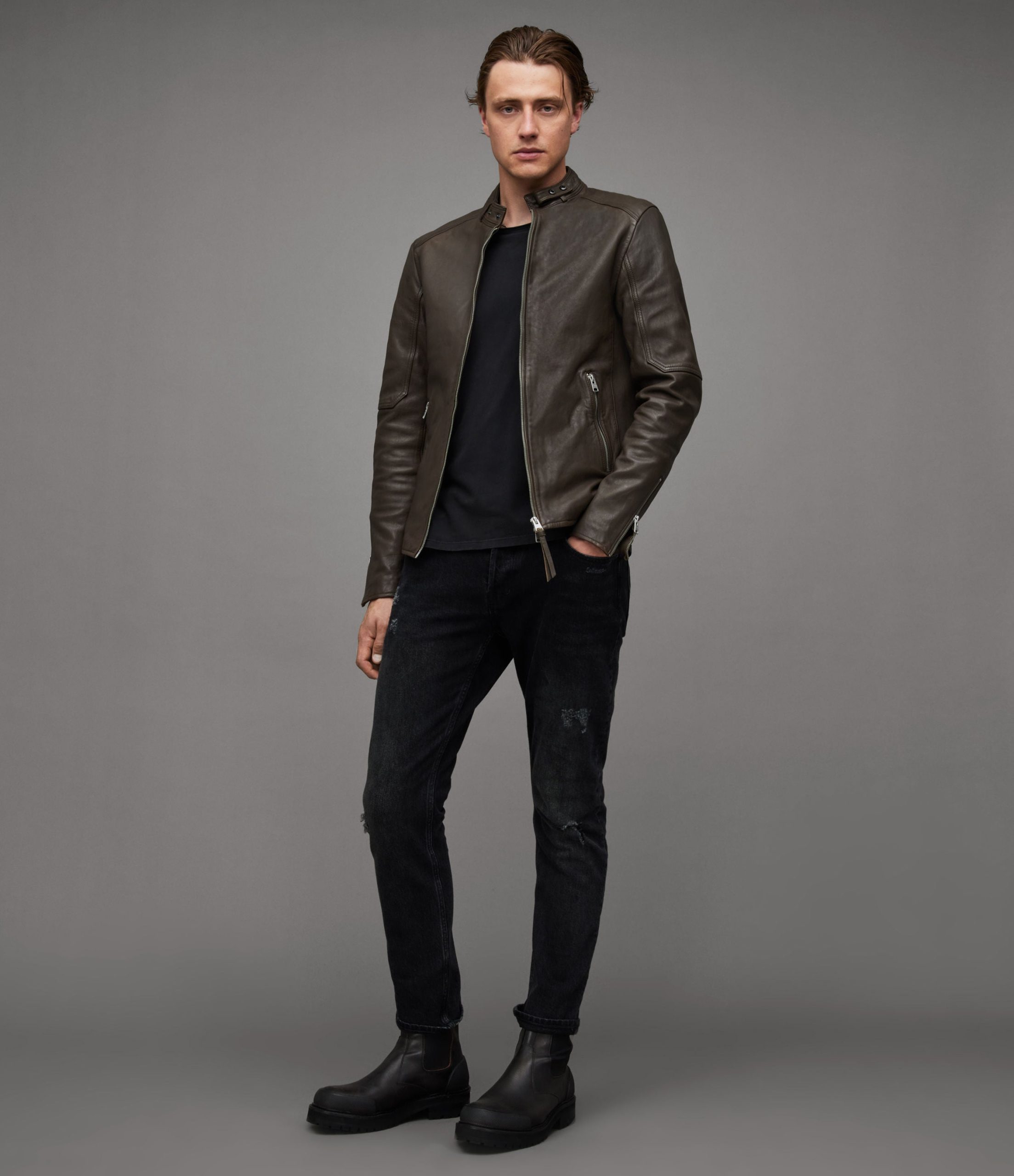 Cora Leather Jacket - Image 2