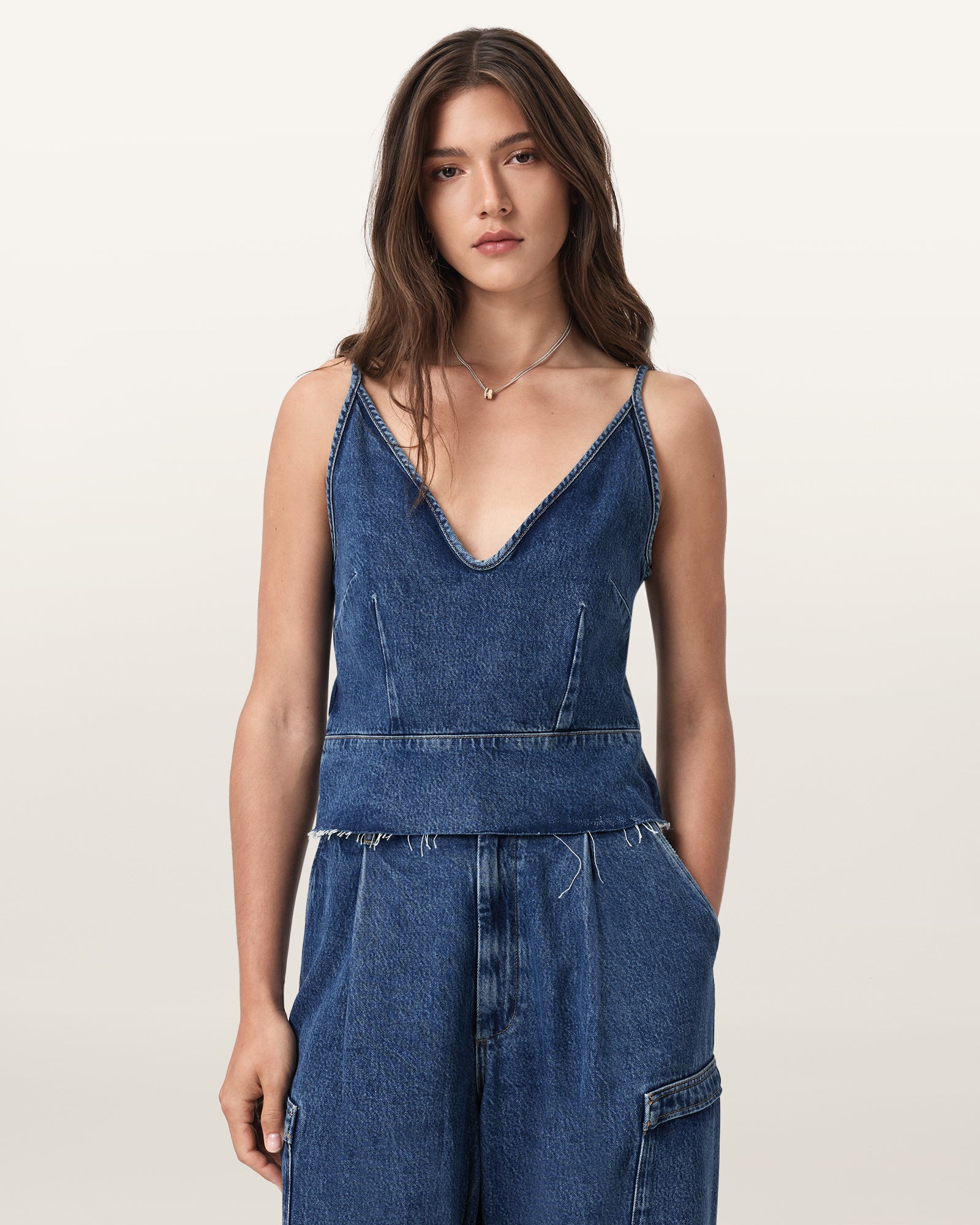 Lilah Denim Top