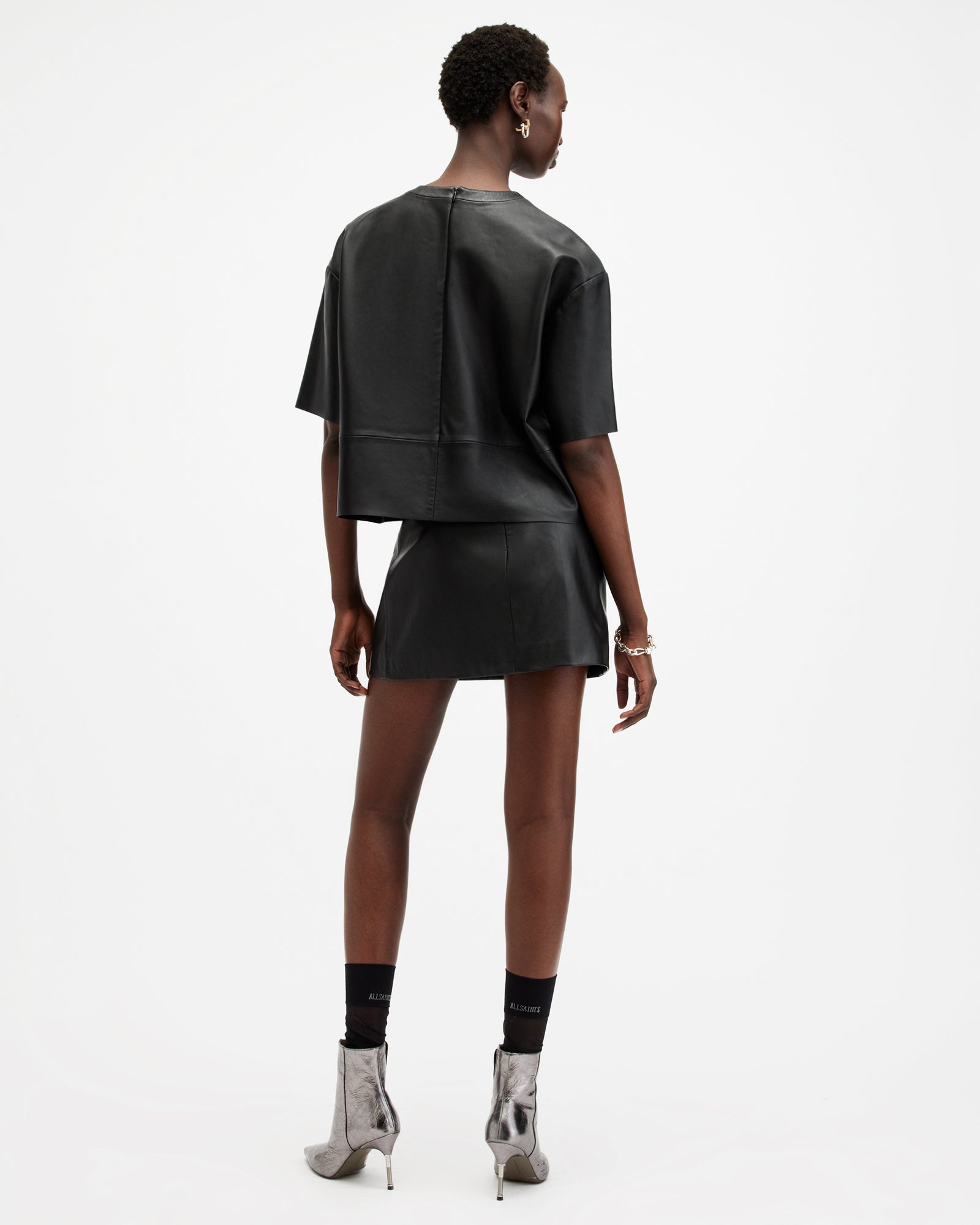 Renai Leather Skirt - Image 5