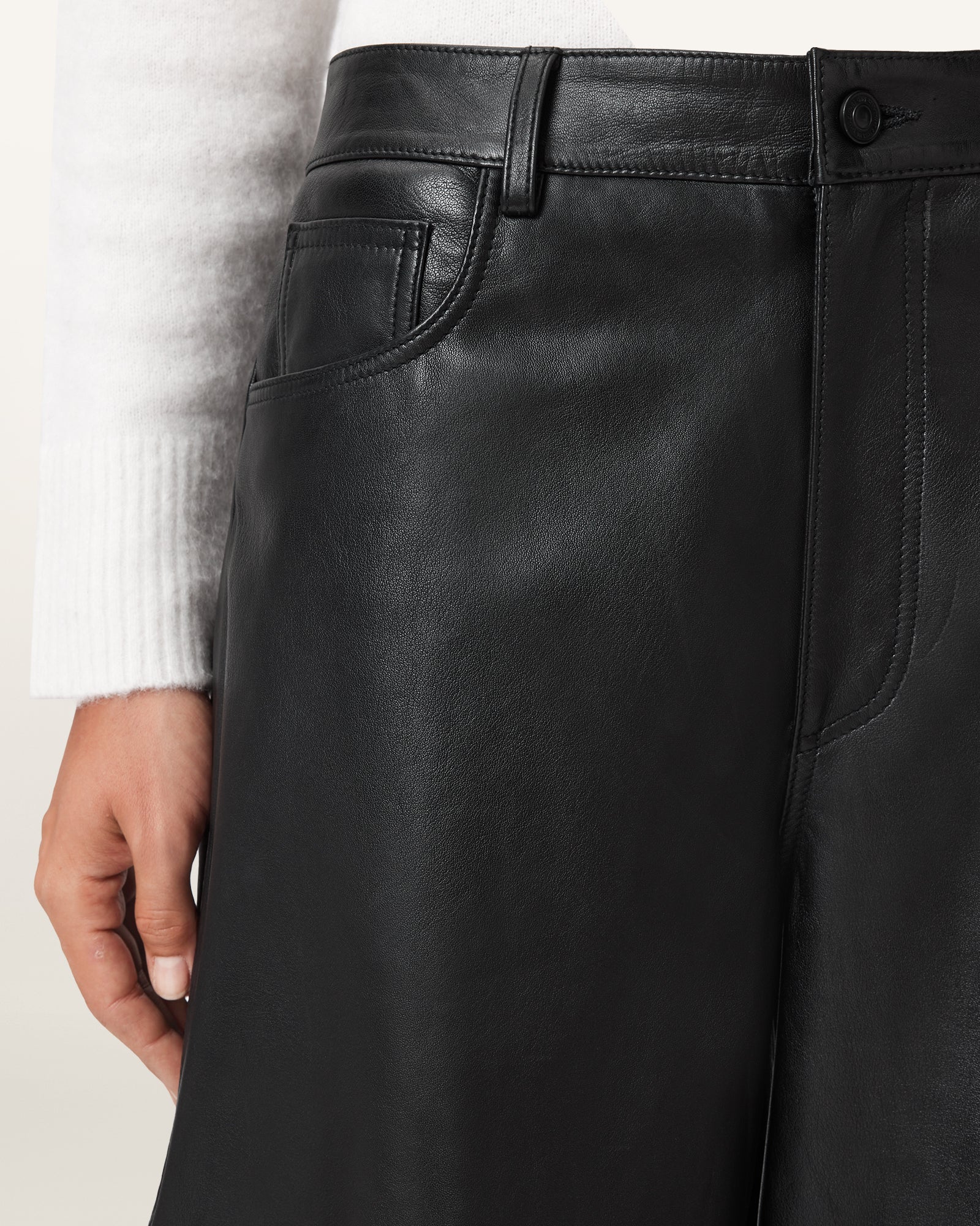 Jett Leather Trouser - Image 3