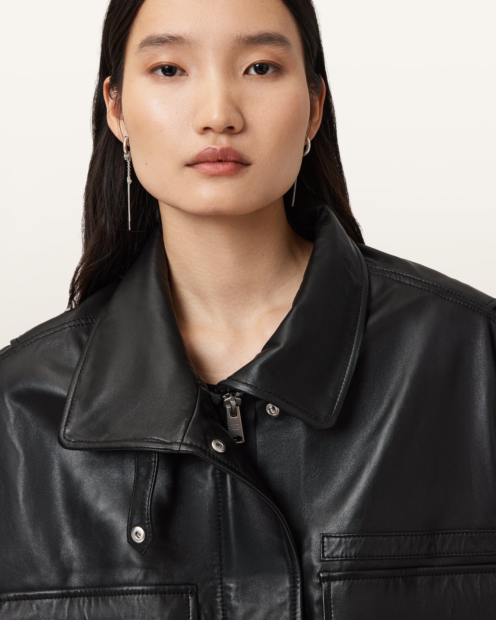 Clay Gilet Leather Jacket - Image 2