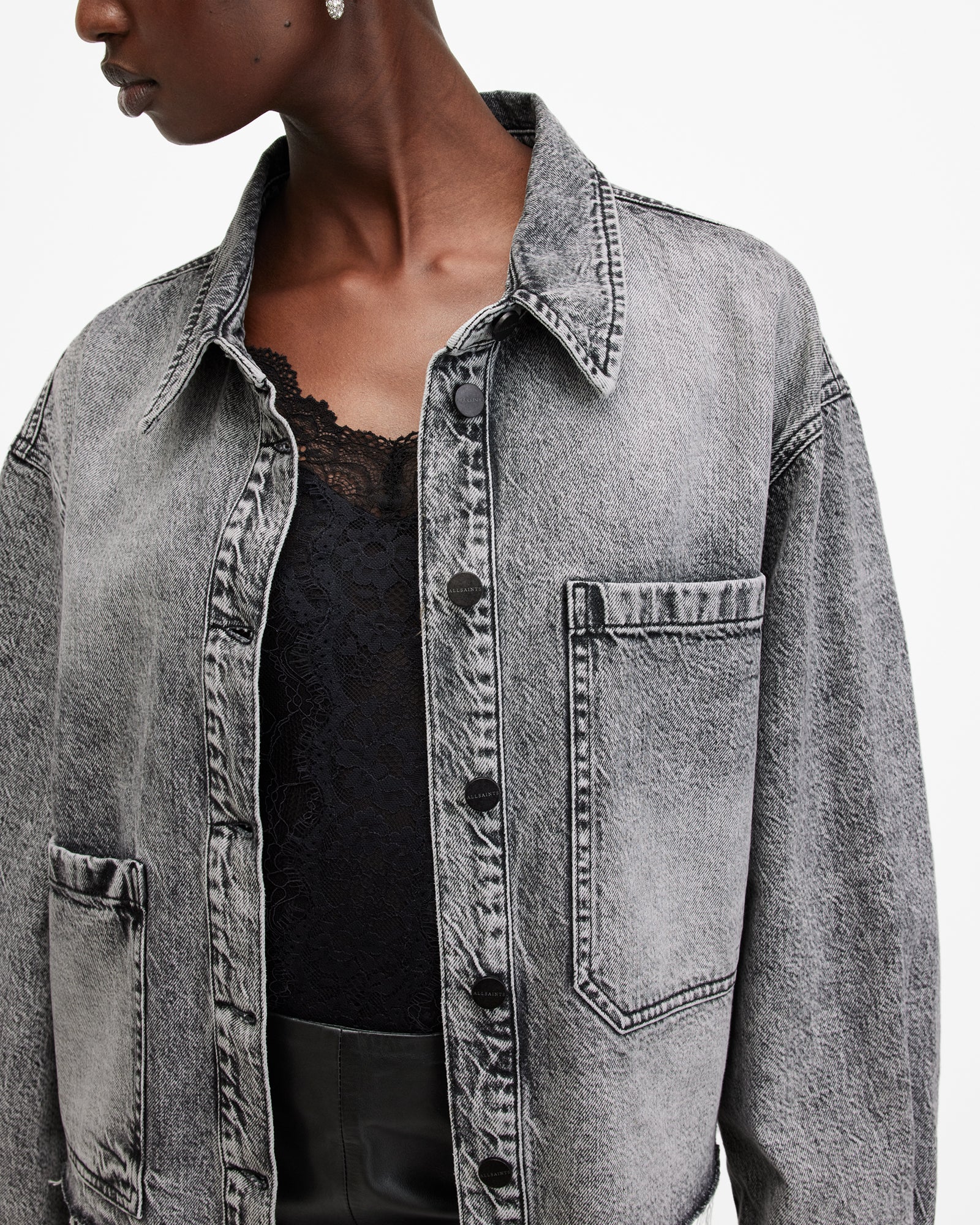 Nicky Denim Shirt Jacket - Image 2