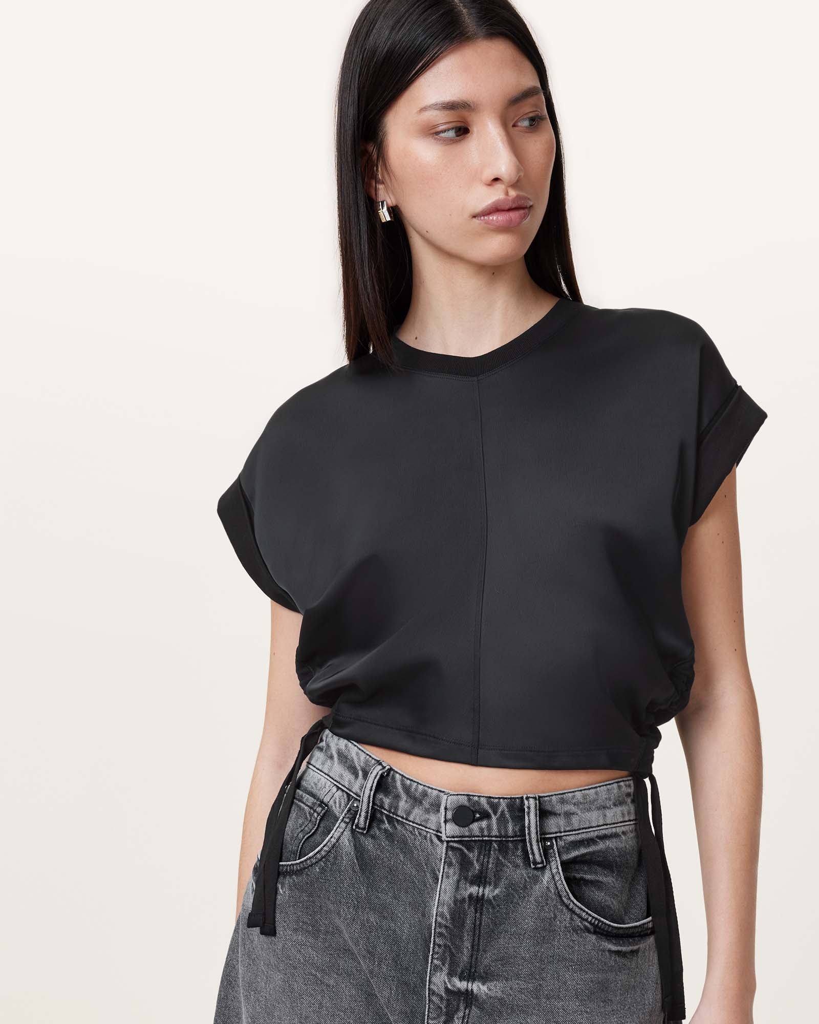 Mira Satin Tee - Image 2