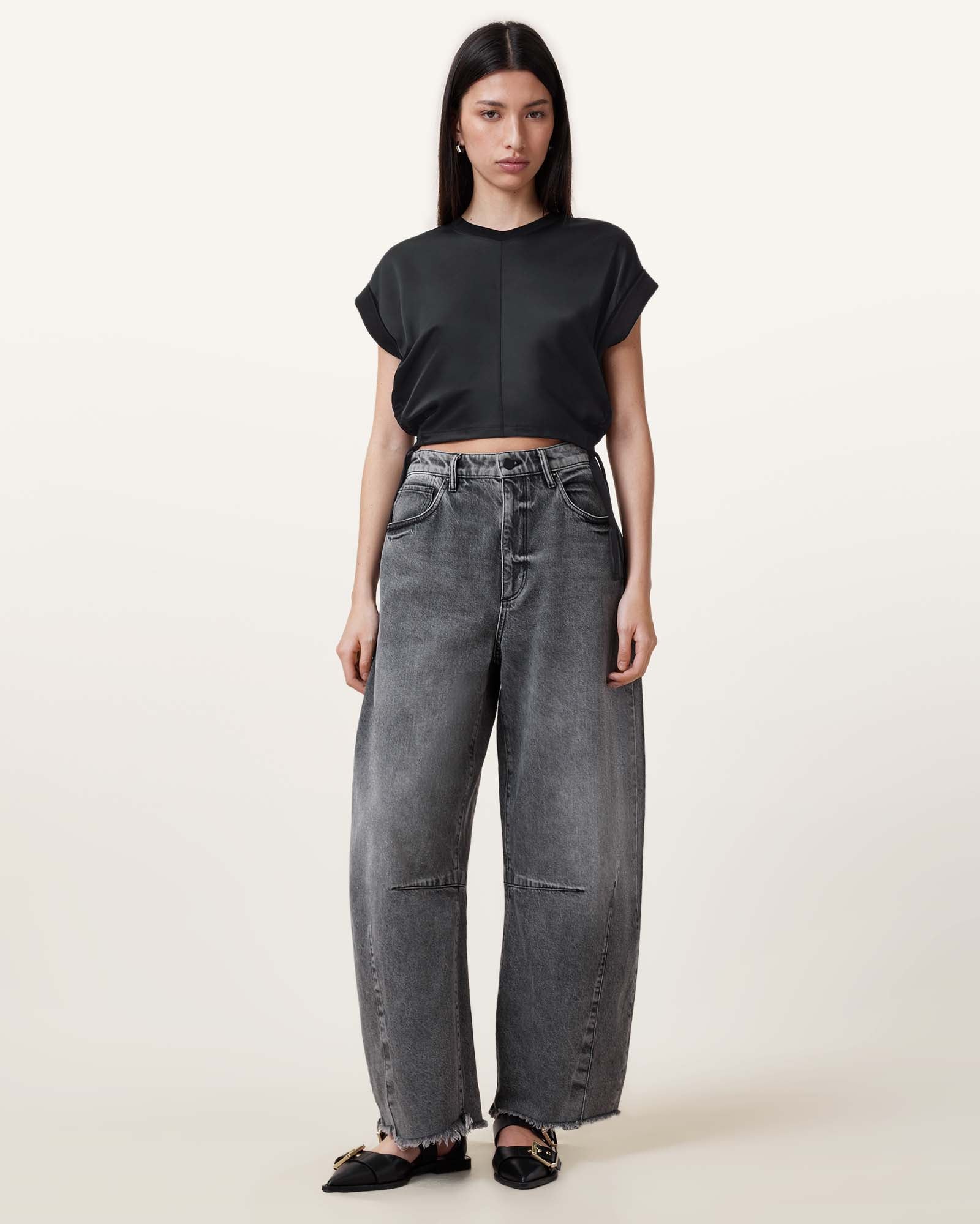 Mira Satin Tee - Image 4