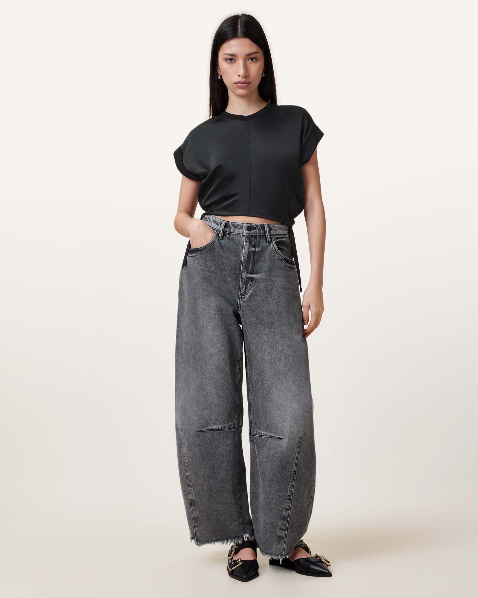 Mira Satin Tee - Image 7