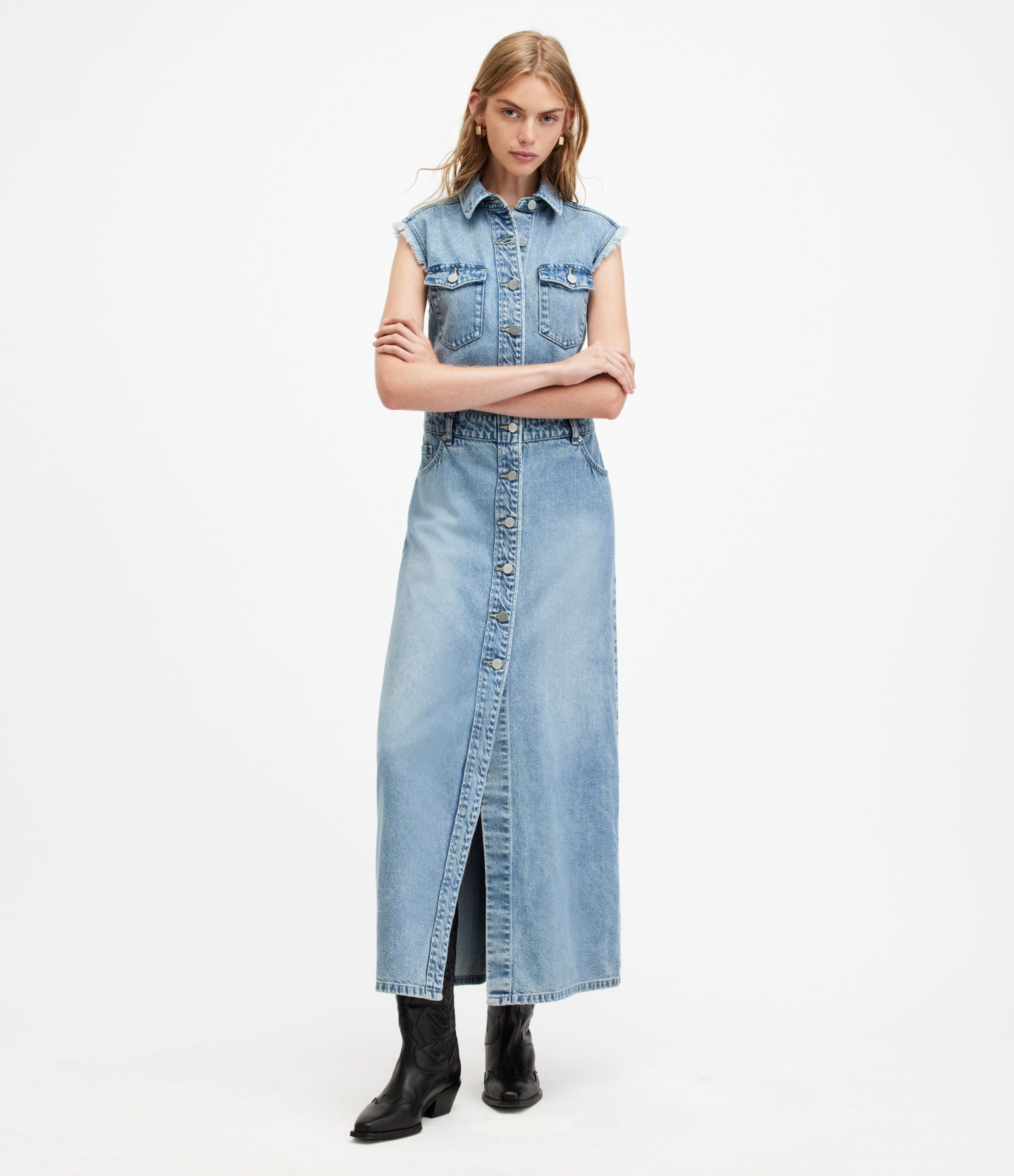 Blair Denim Dress - Image 3