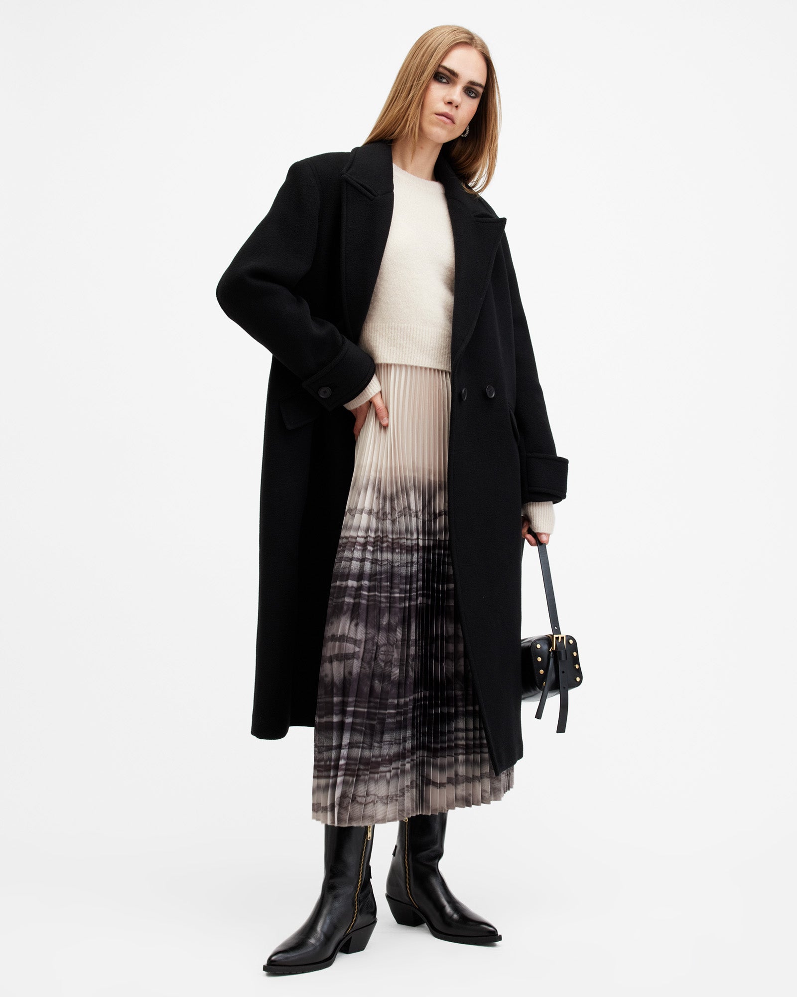 Celilia Pleat 2-in-1 Dress - Image 3