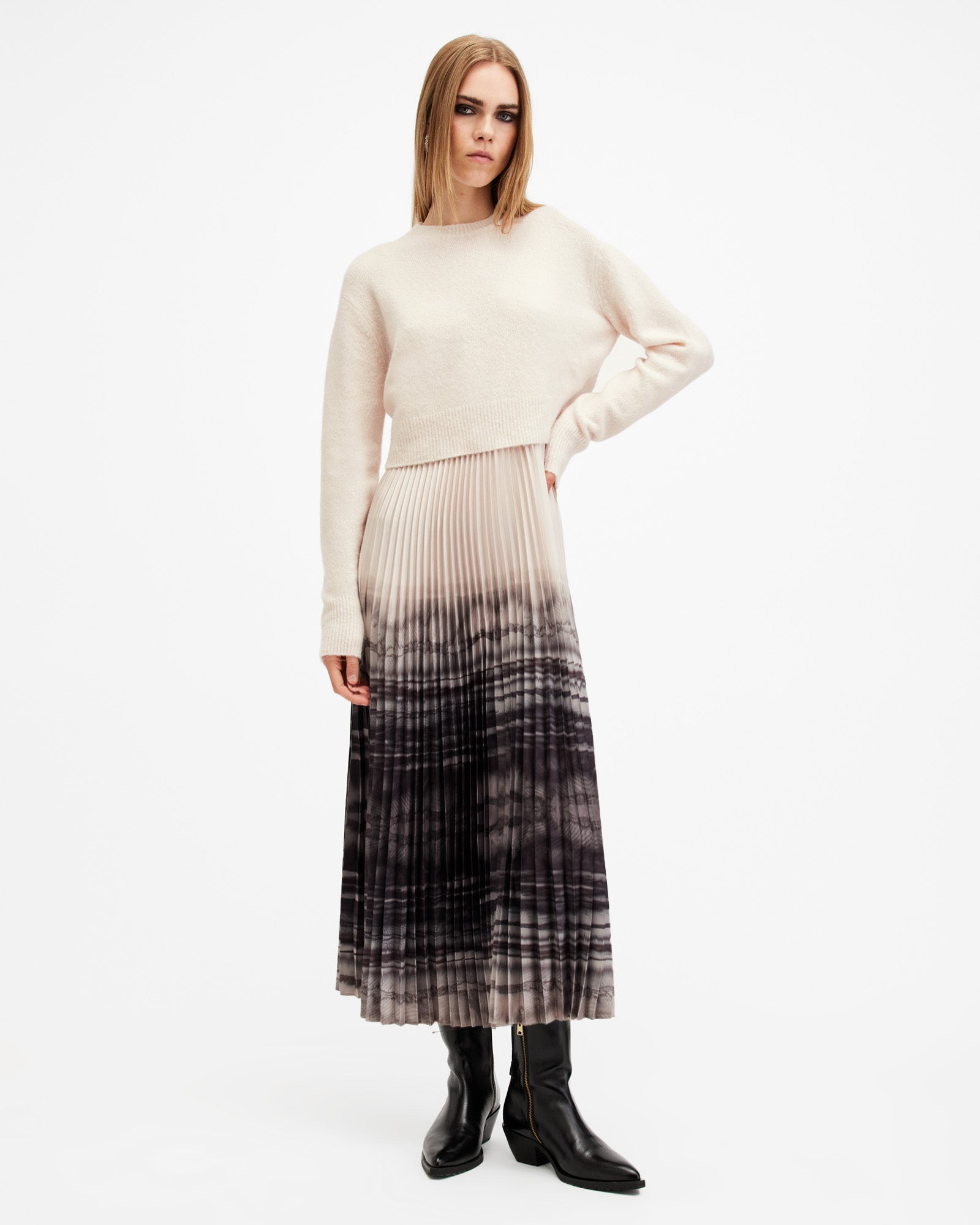 Celilia Pleat 2-in-1 Dress - Image 5