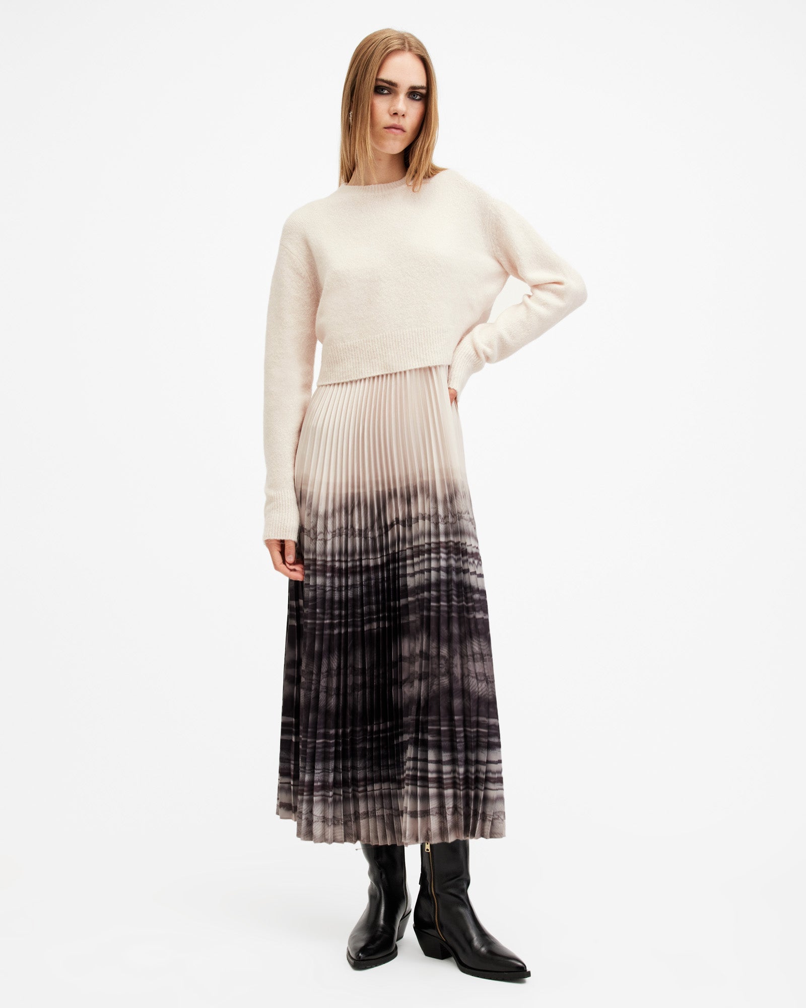 Celilia Pleat 2-in-1 Dress - Image 9