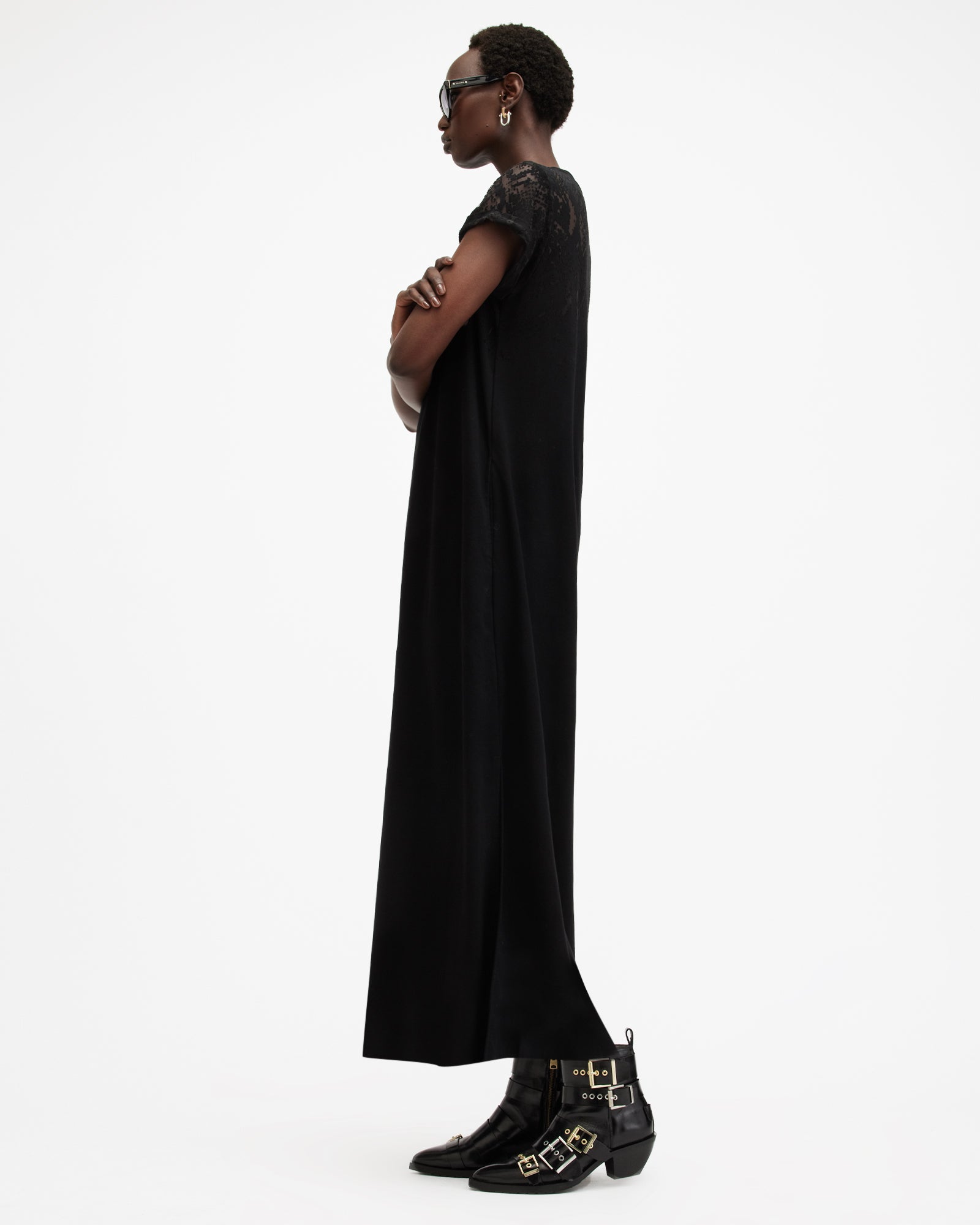 Anna Snake Maxi Dress - Image 3
