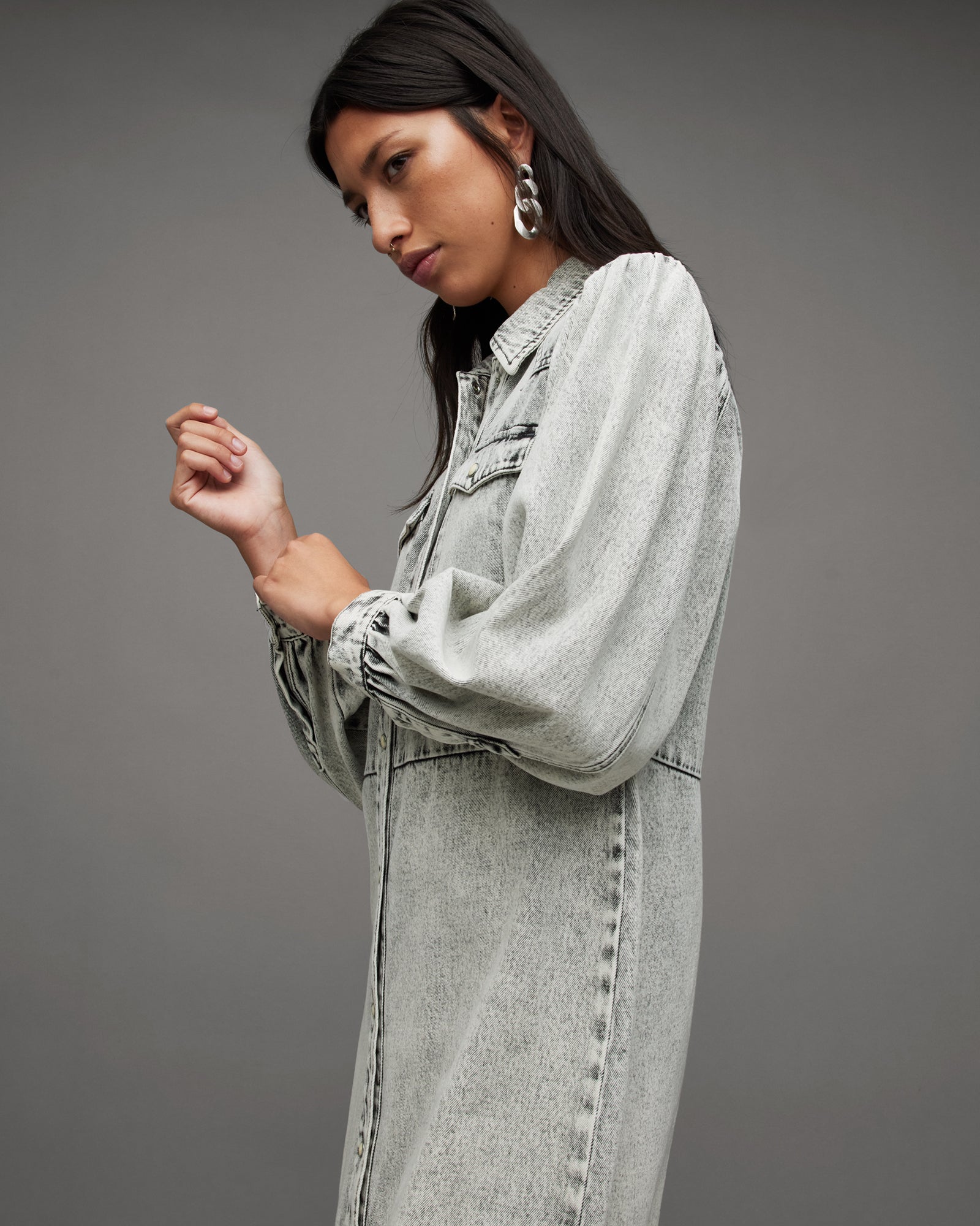 Ava Denim Dress - Image 4
