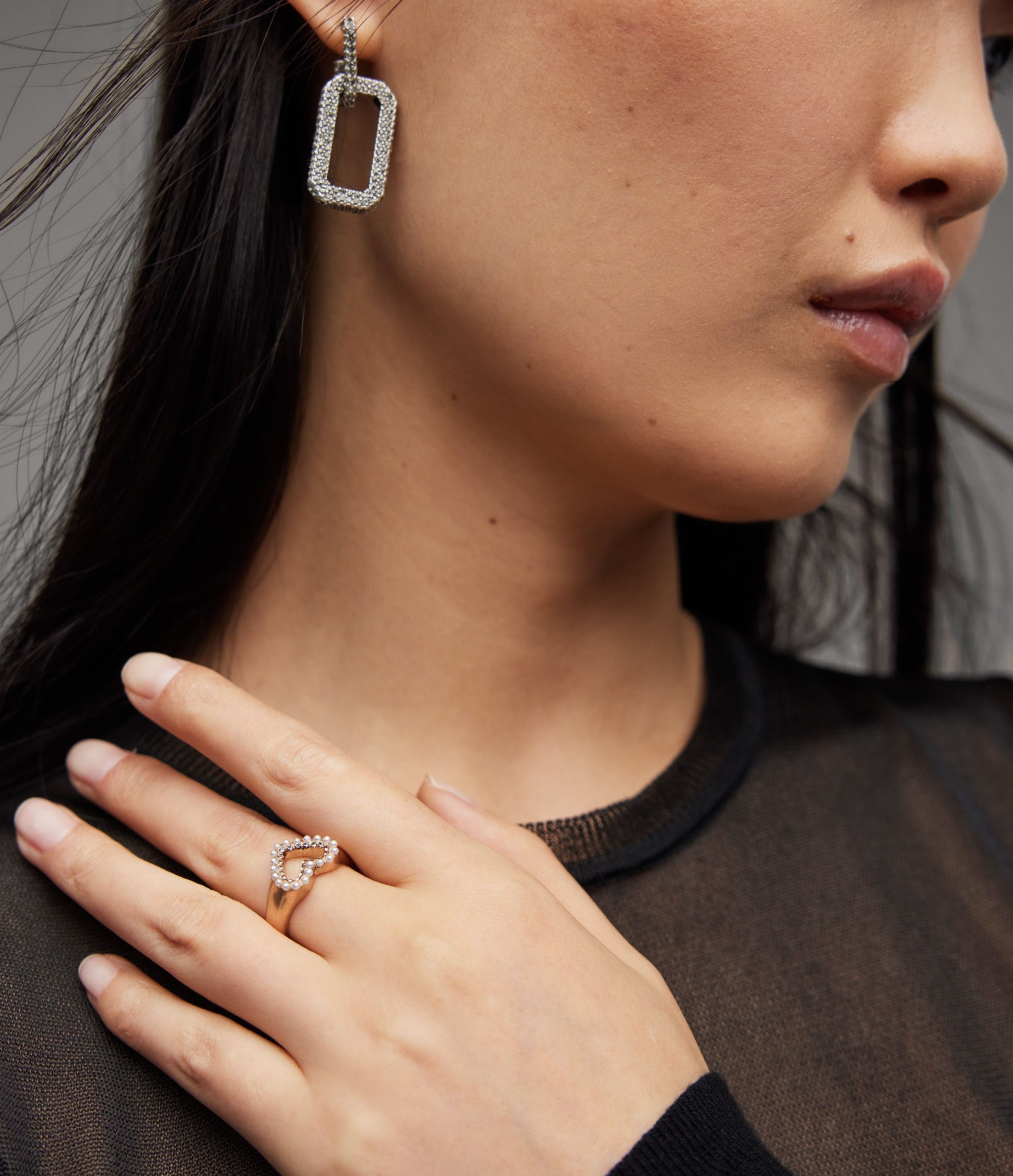 Vida Heart Bead Ring - Image 2