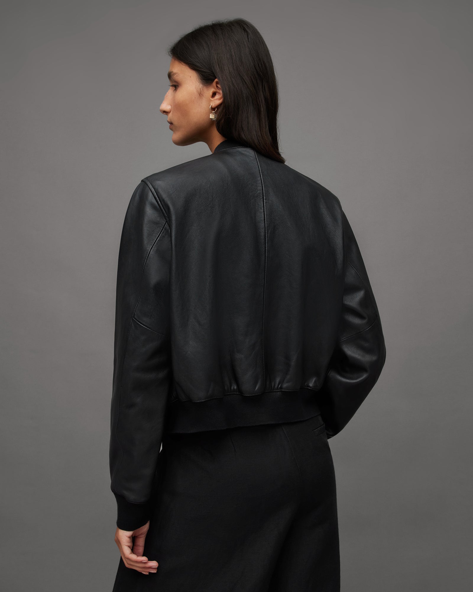 Orten Bomber Leather Jacket - Image 7
