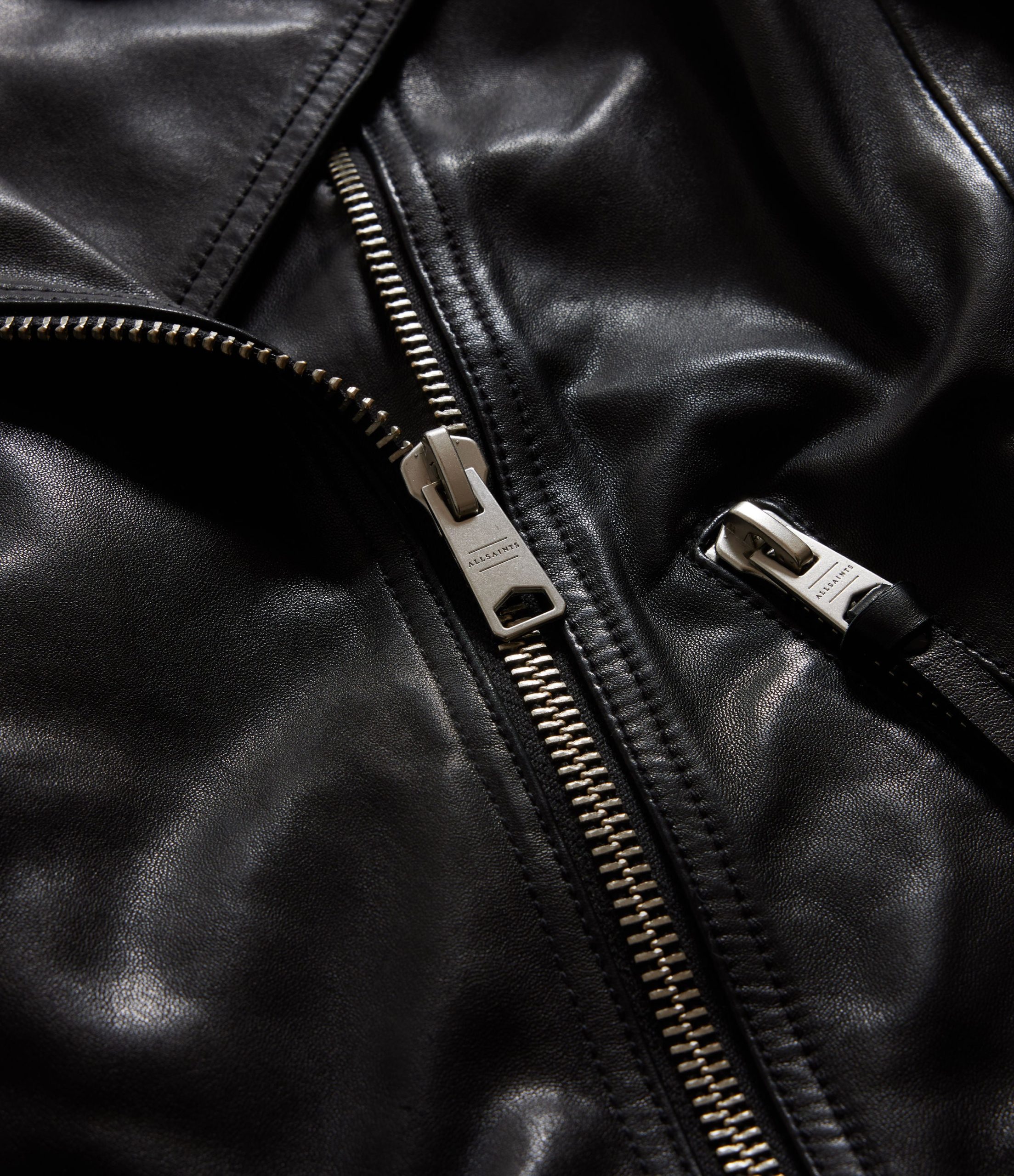 Dalby Biker Leather Jacket - Image 7