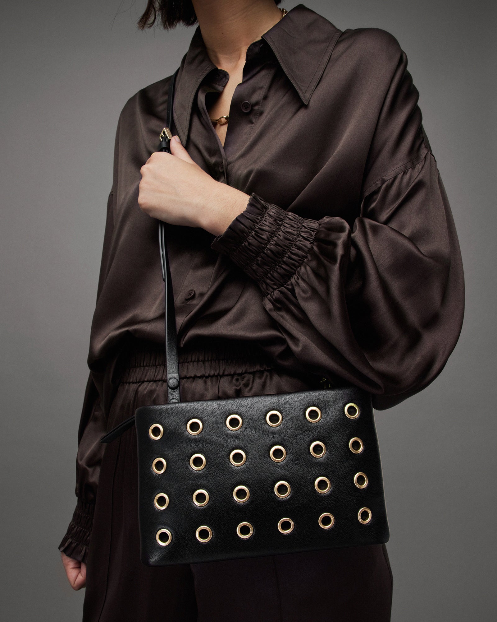 Mila Eyelet Crossbody - Image 4